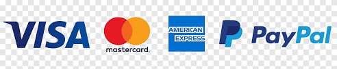 Visa Mastercard American Express PayPal